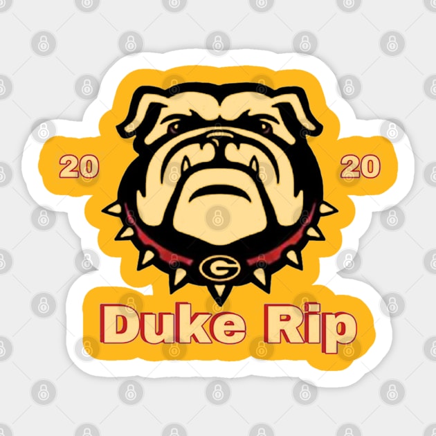 Duke Rip Blank Sticker by mariamurphy